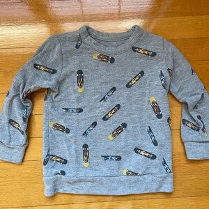 Distressed look kids sweater